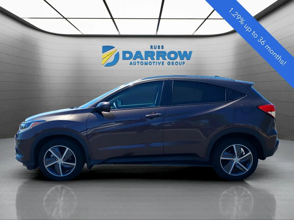 Certified Used 2021 Midnight Amethyst Honda AWD EX image 2