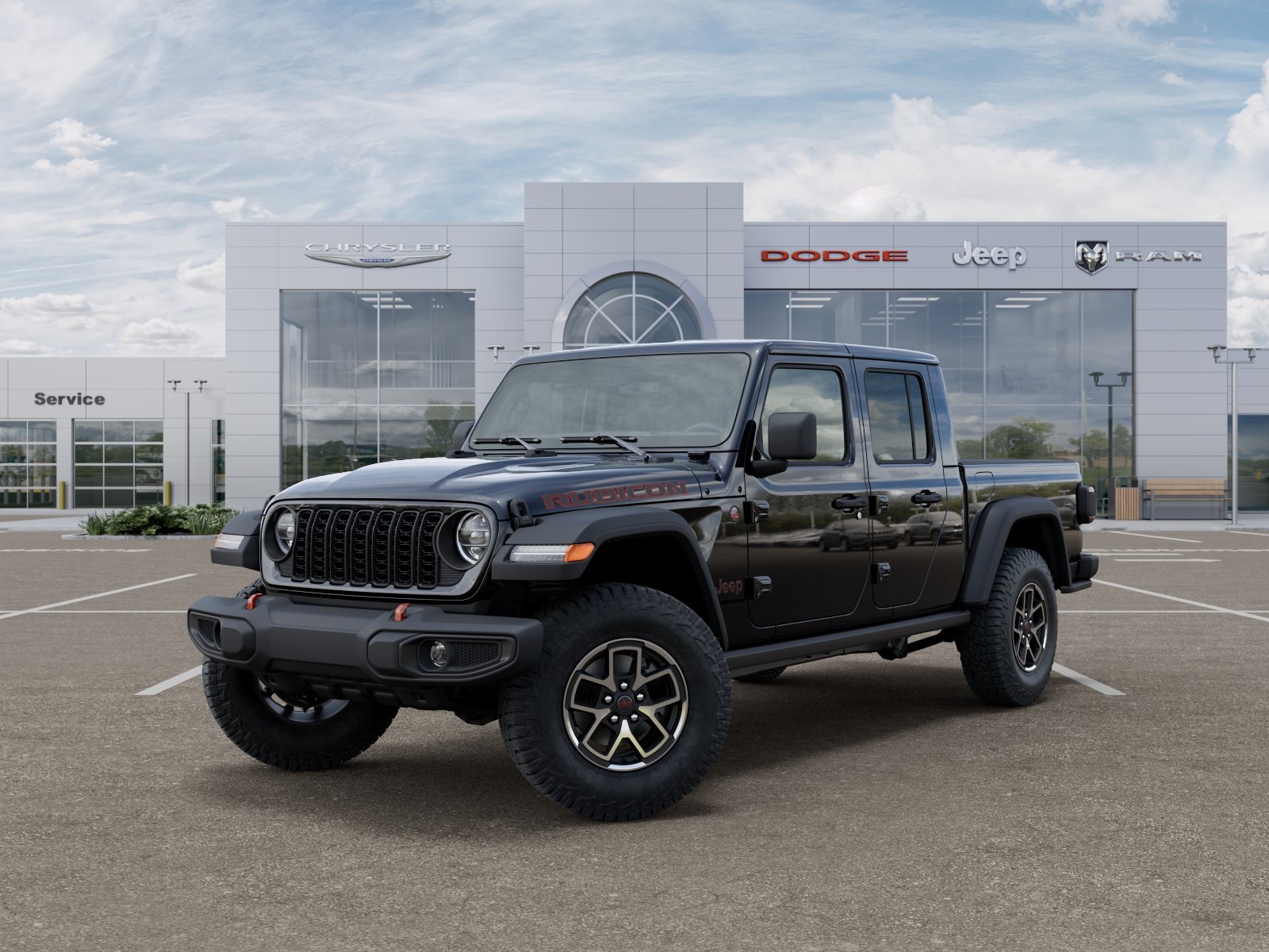 New 2026 Black Clear-Coat Exterior Paint Jeep Rubicon image 10