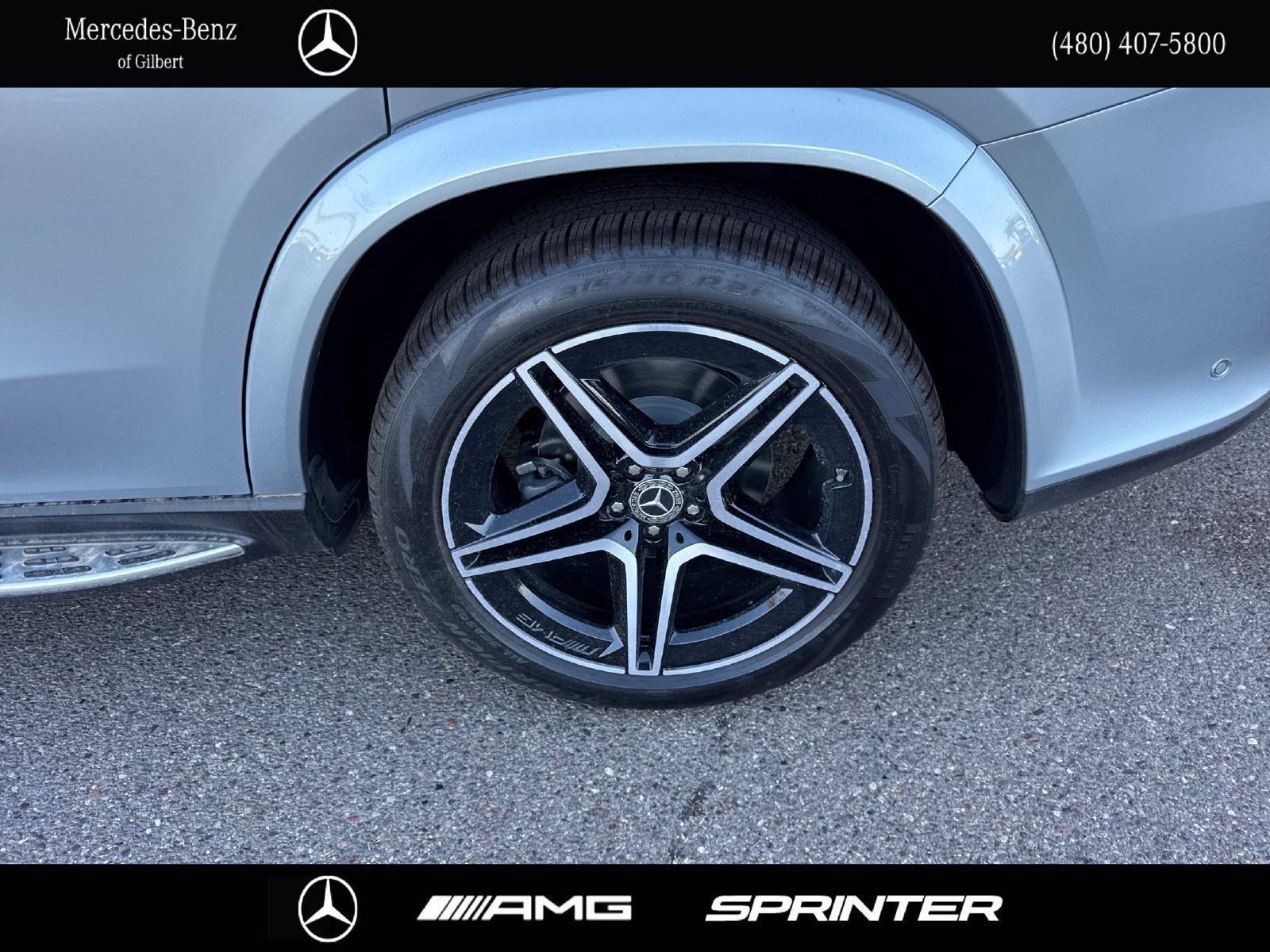 New 2026 Cirrus Silver Metallic Mercedes-Benz GLS 450 image 9