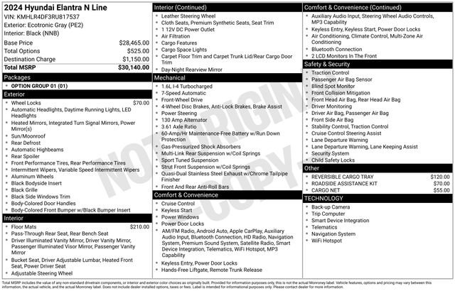 Certified Used 2024 Gray Hyundai N Line image 27