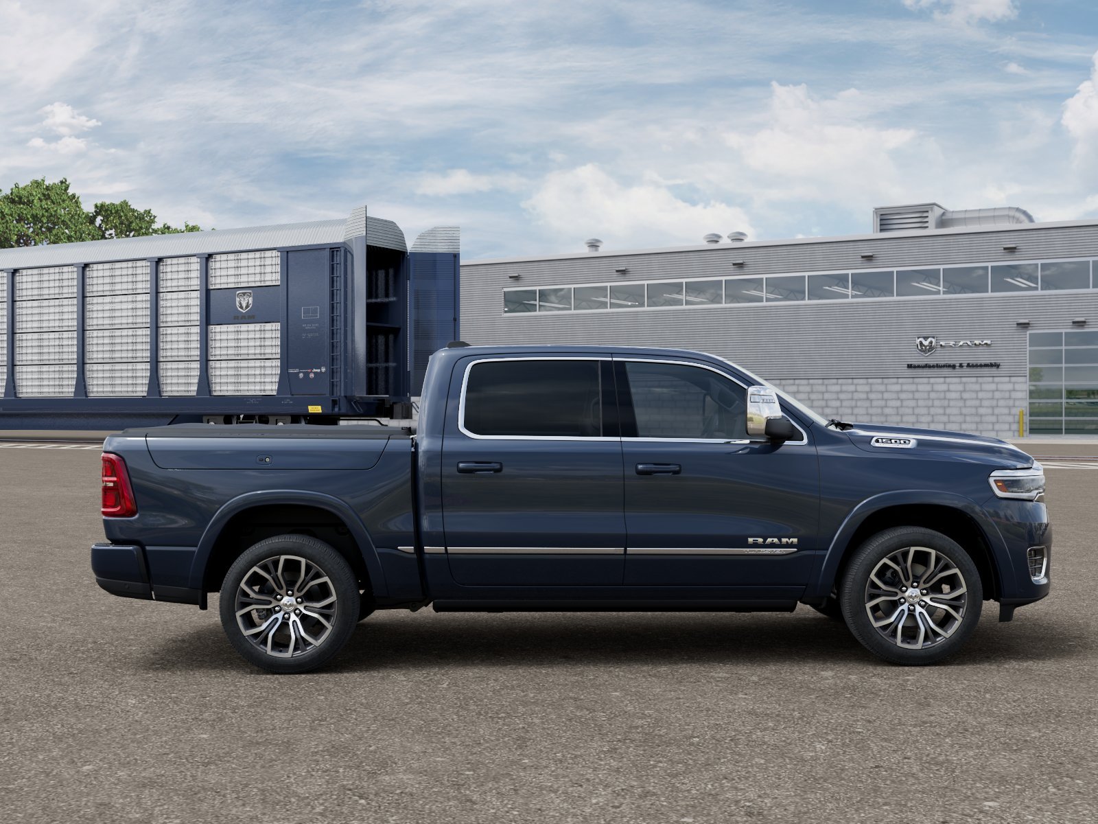 New 2026 Forged Blue Metallic Exterior Paint RAM Tungsten image 21