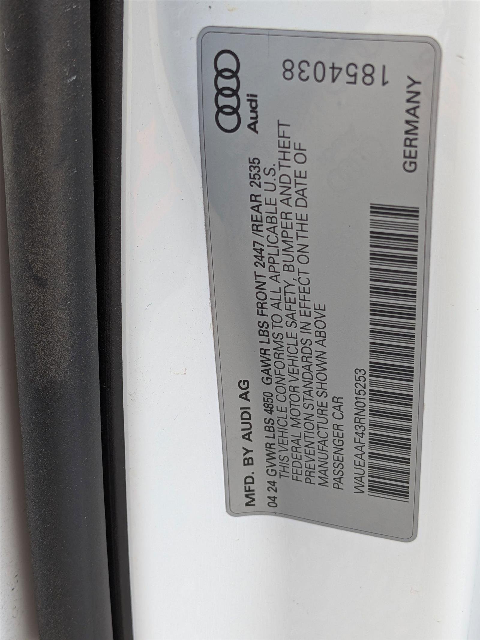 Used 2024 WHITE Audi S line Premium Plus image 41