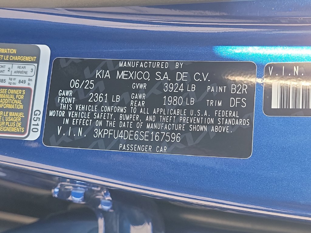 Used 2025 Blue Kia EX image 28