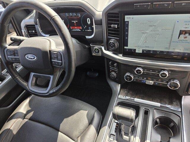 Used 2021 Star White Metallic Tri-Coat Ford LARIAT image 37