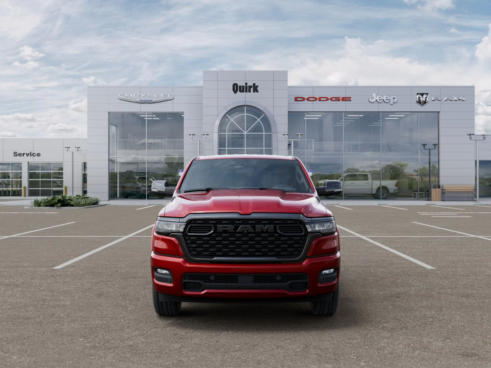 New 2026 Molten Red Pearl-Coat Exterior Paint RAM Big Horn image 32