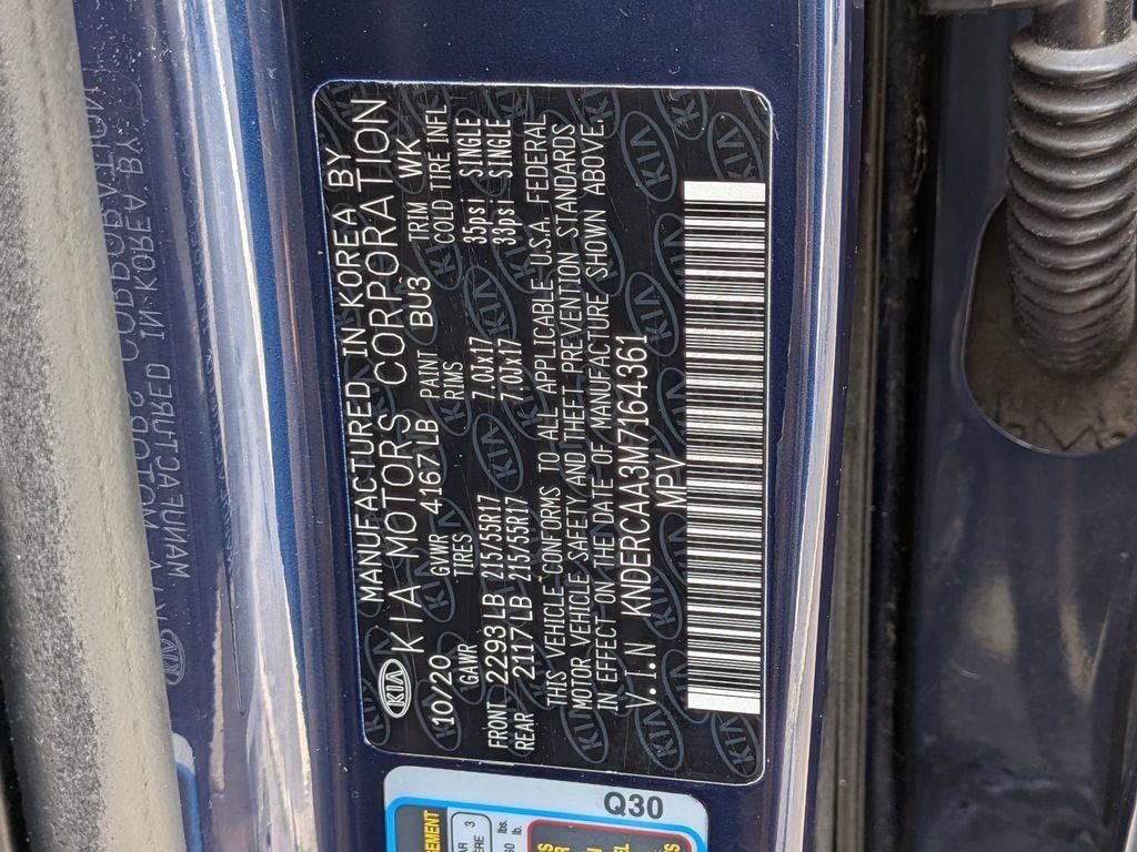 Used 2021 Blue Kia EX image 29