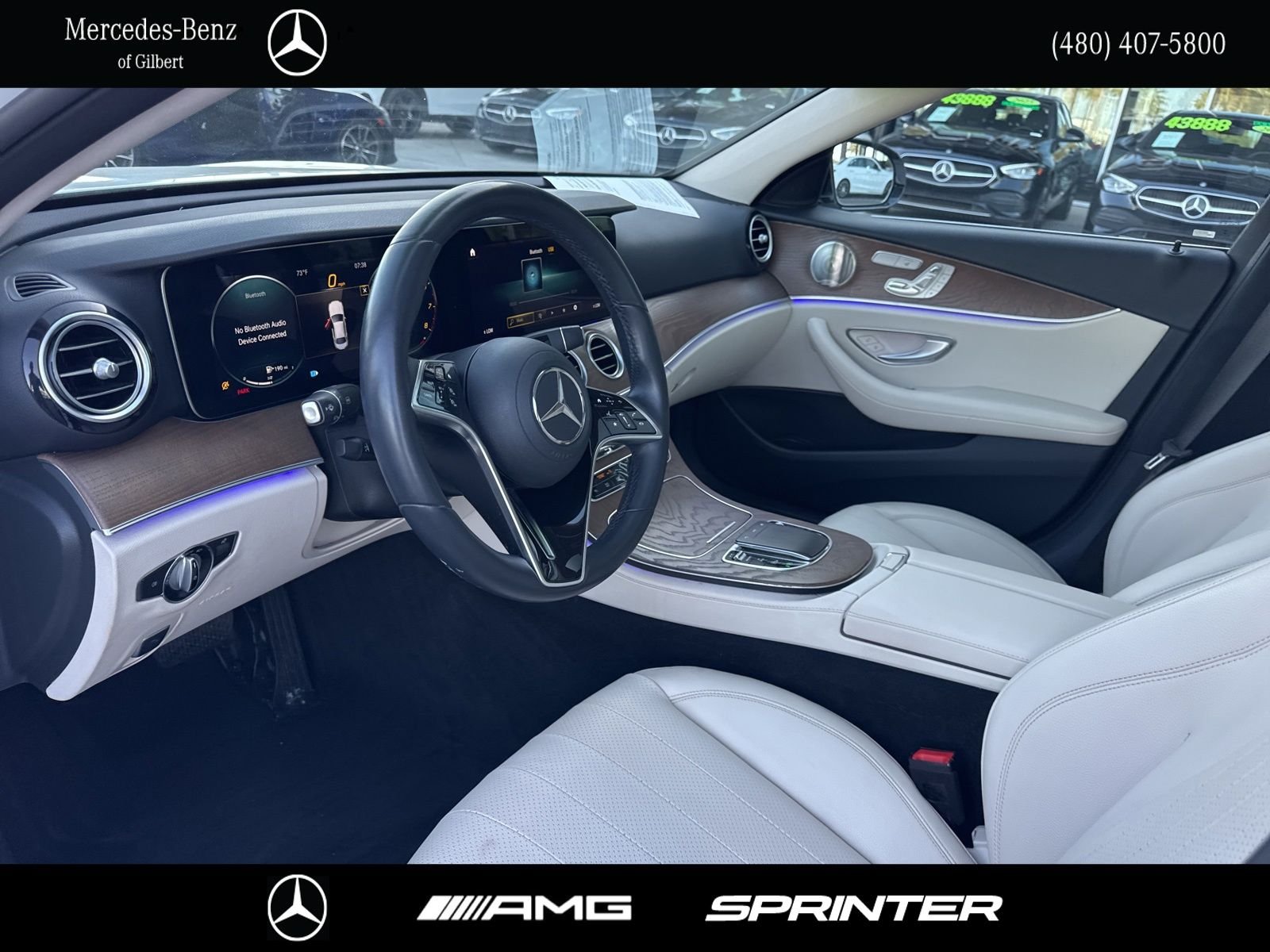 Certified Used 2022 White Mercedes-Benz E 350 image 10