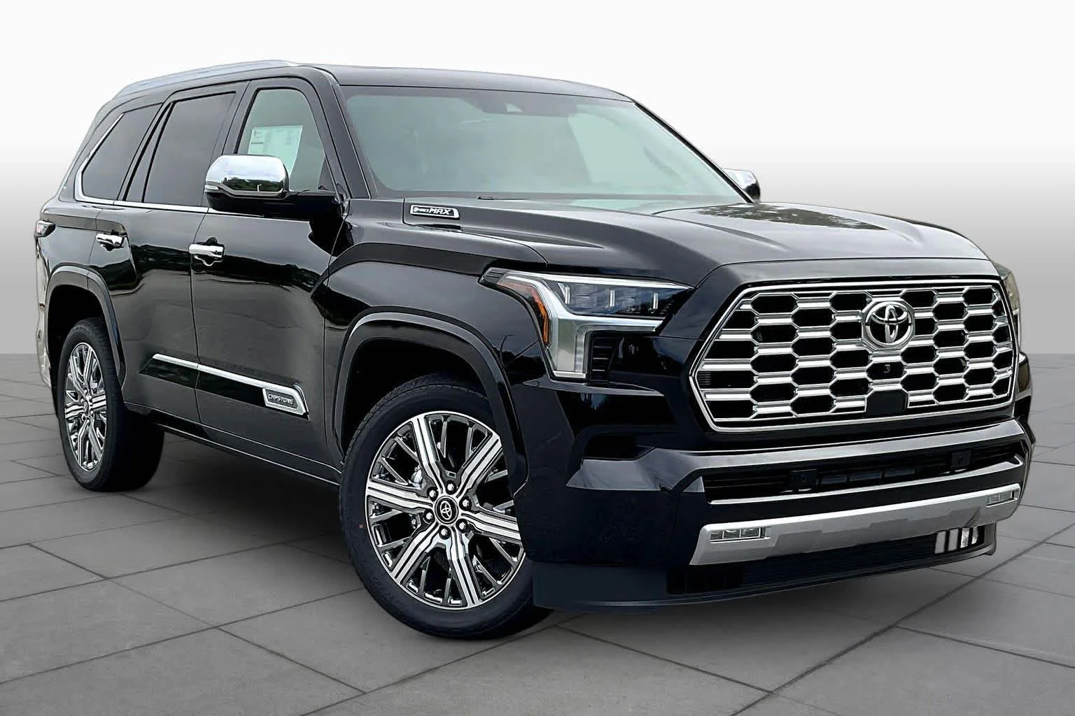 New 2026 Midnight Black Metallic Toyota Capstone image 2