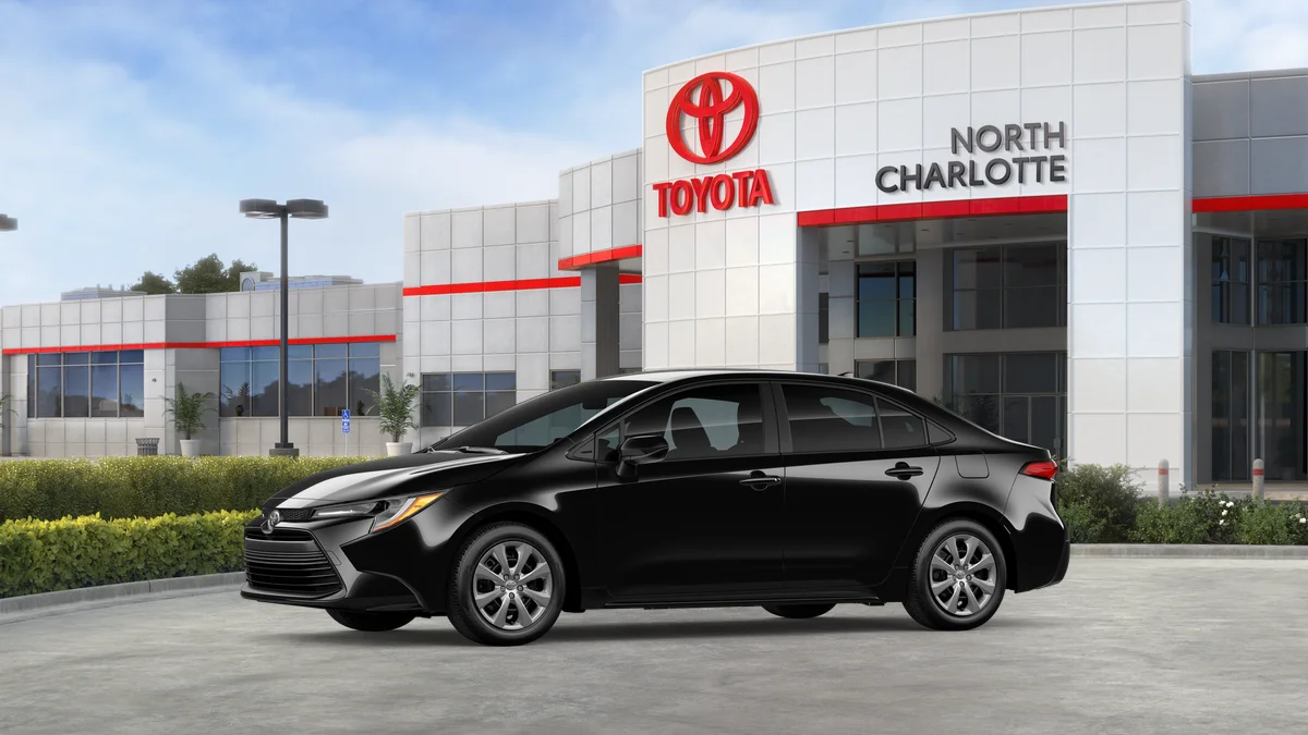 New 2026 Midnight Black Metallic Toyota LE image 25
