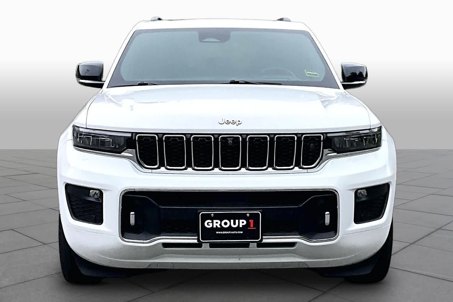 Used 2023 Bright White Clearcoat Jeep Overland image 4