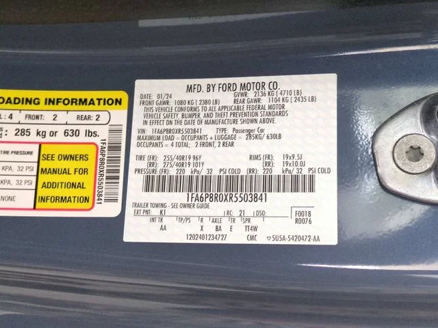 Used 2024 Blue Ford Dark Horse image 34