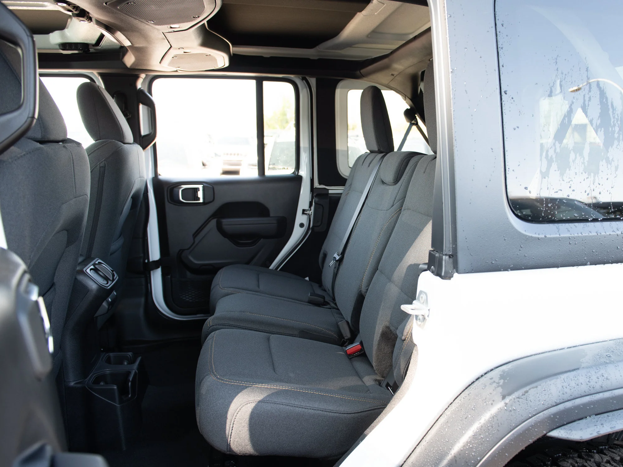 Used 2025 White Jeep Willys* 4 Door 4x4, 35 Inch Tire Package, Rock Rails, Rear Locker image 19