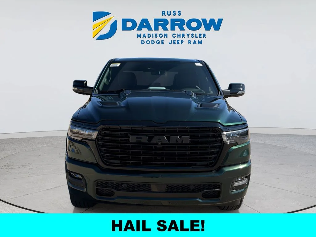 New 2026 Serrano-Green Metallic Exterior Paint RAM Laramie image 8