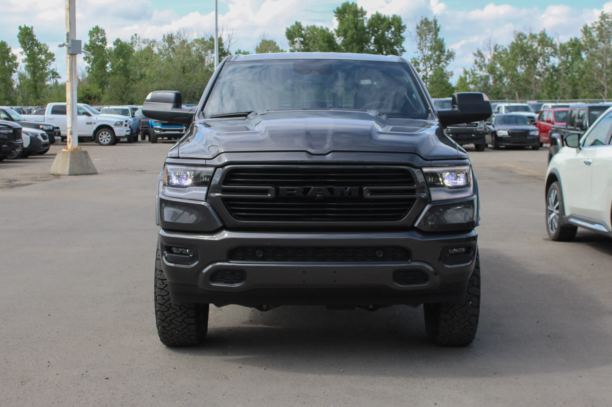 Used 2024 Grey RAM Laramie* Night Crew Cab 4x4 | Lifted | FOX Suspension | Fuel Rims|Heated & Ventilated Seats| image 10