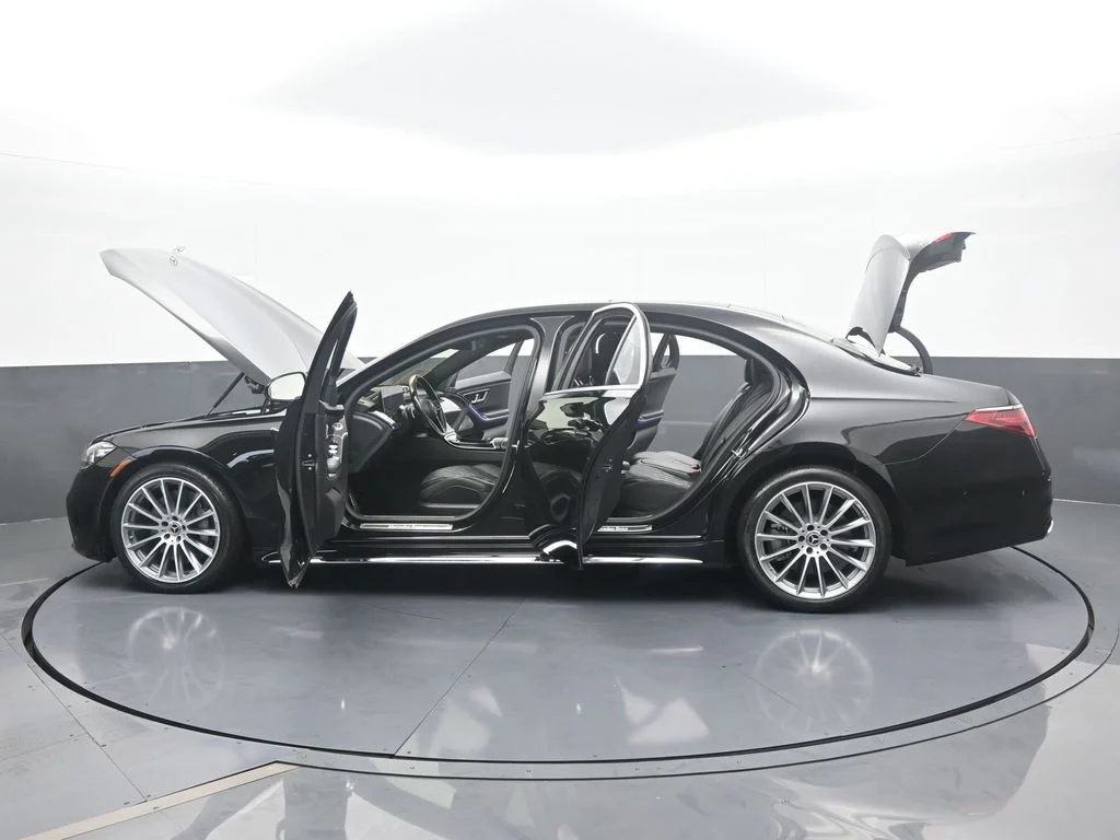 Used 2021 Obsidian Black/designo Diamon White Mercedes-Benz S 580 image 83