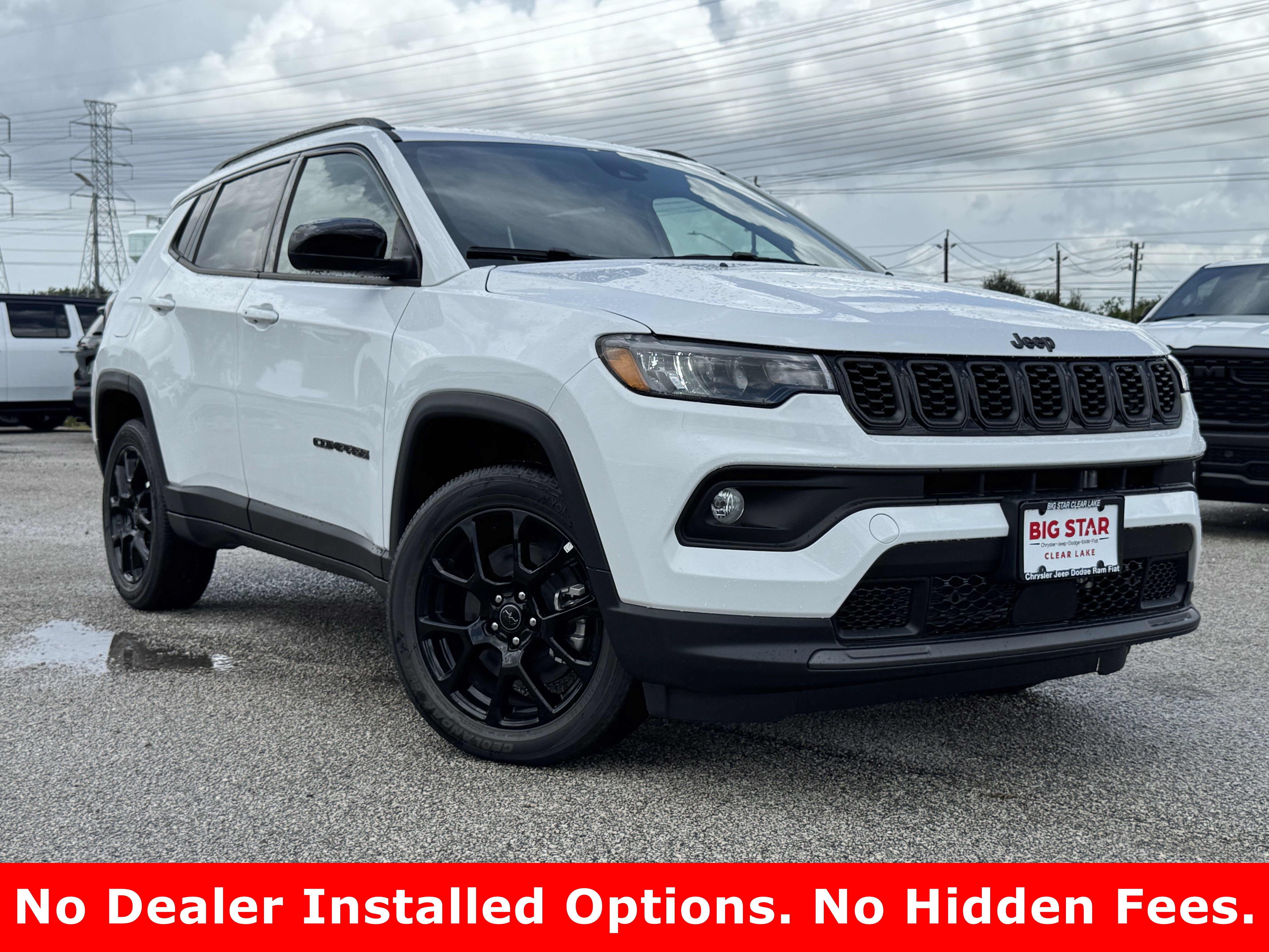 New 2026 Bright White Clear-Coat Exterior Paint Jeep Latitude Altitude image 2