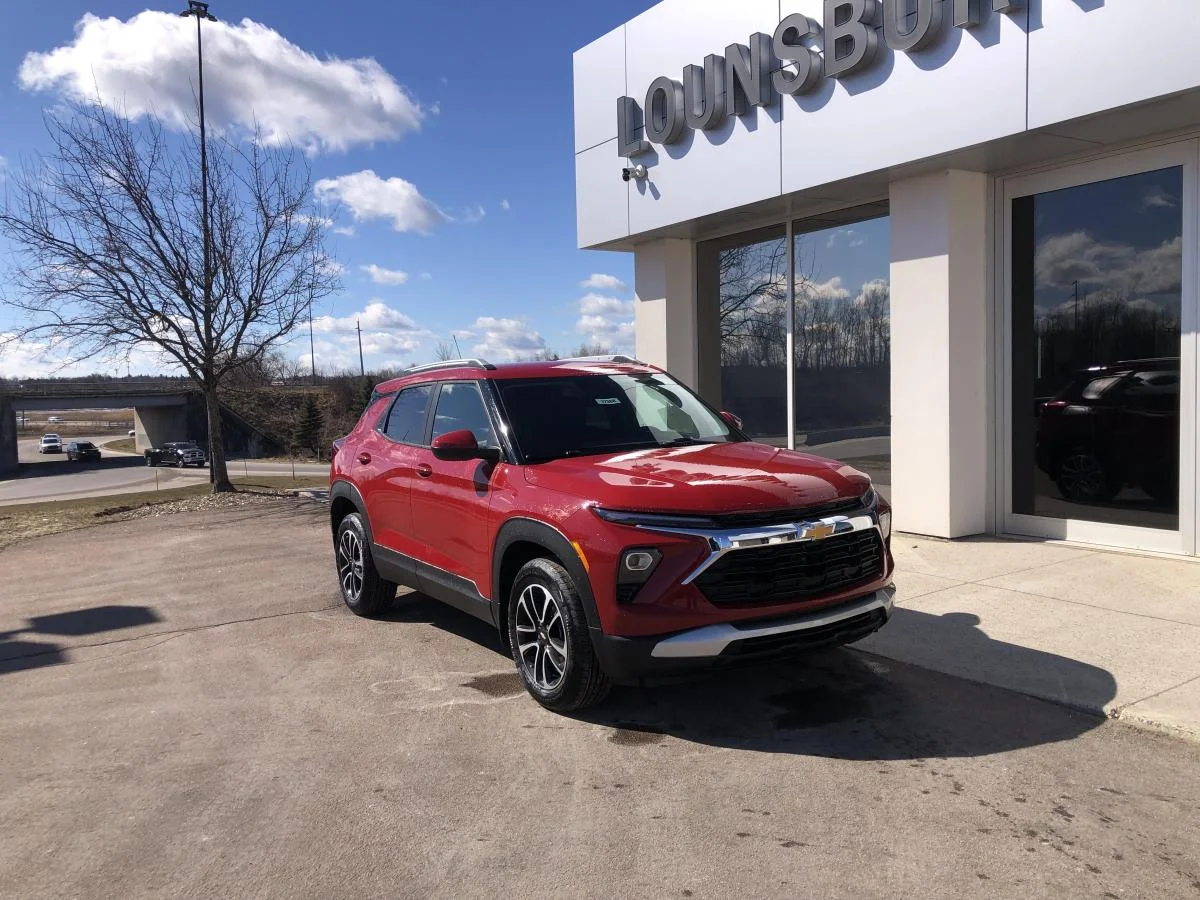 New 2026 Red Chevrolet Awd 4dr Lt image 1