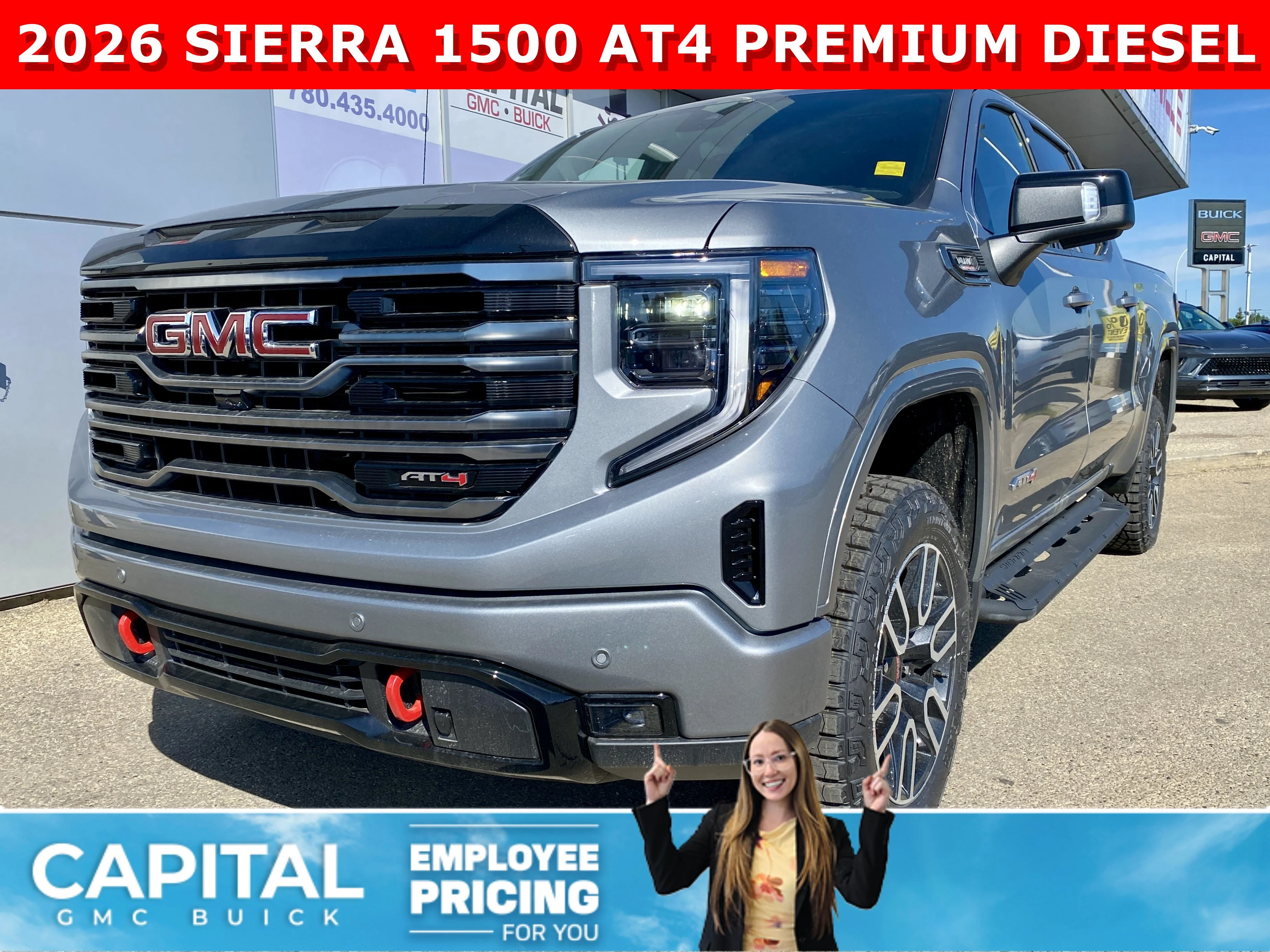 New 2026 STERLING METALLIC GMC AT4 image 1