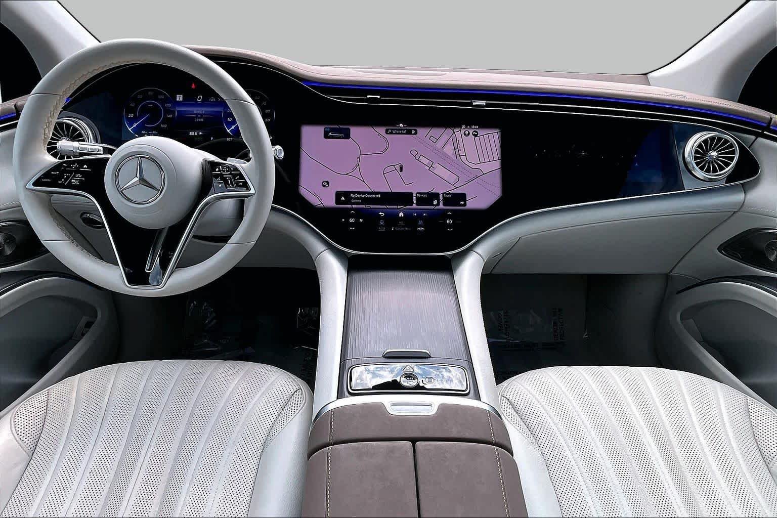 Certified Used 2023 Obsidian Black Metallic Mercedes-Benz EQS 580 image 15