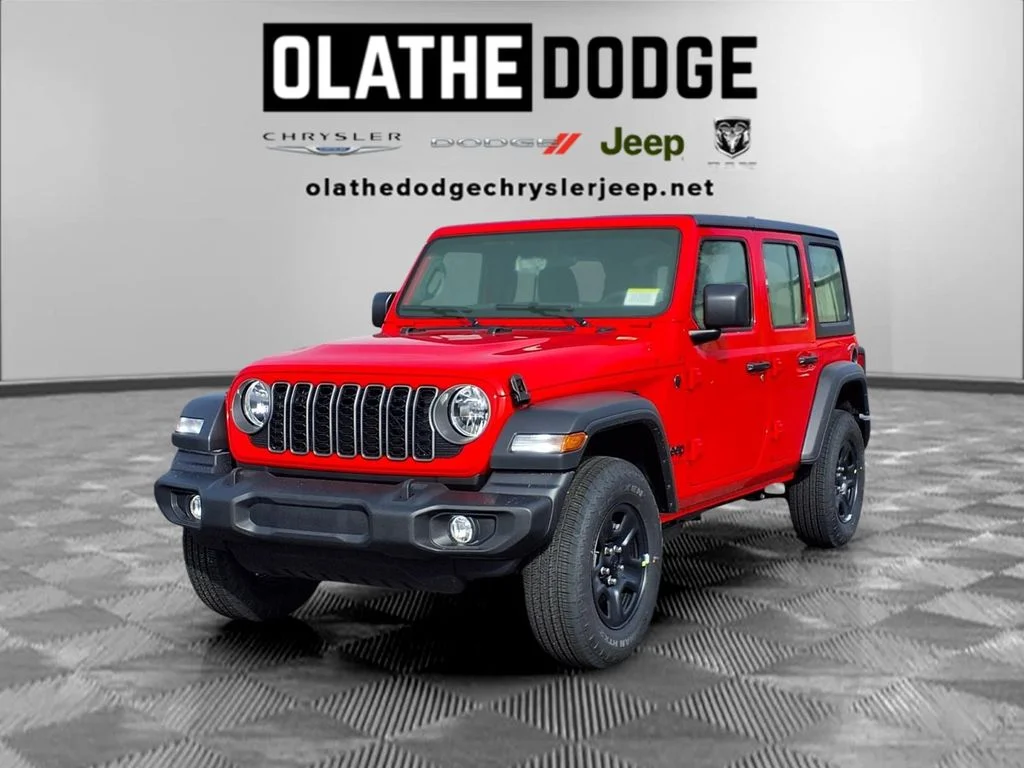 New 2026 Firecracker Red Clear-Coat Exterior Paint Jeep Sport image 1