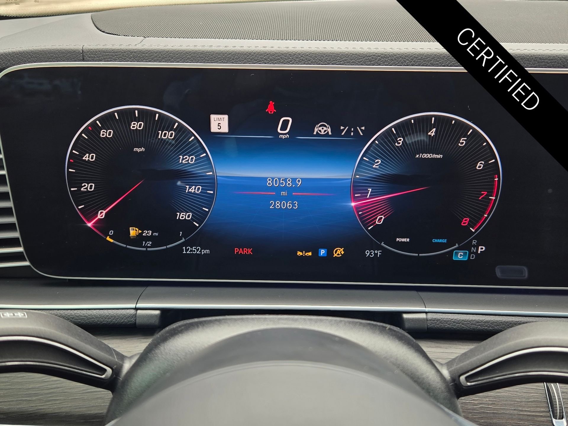 Certified Used 2024 Polar White Mercedes-Benz GLS 450 image 15