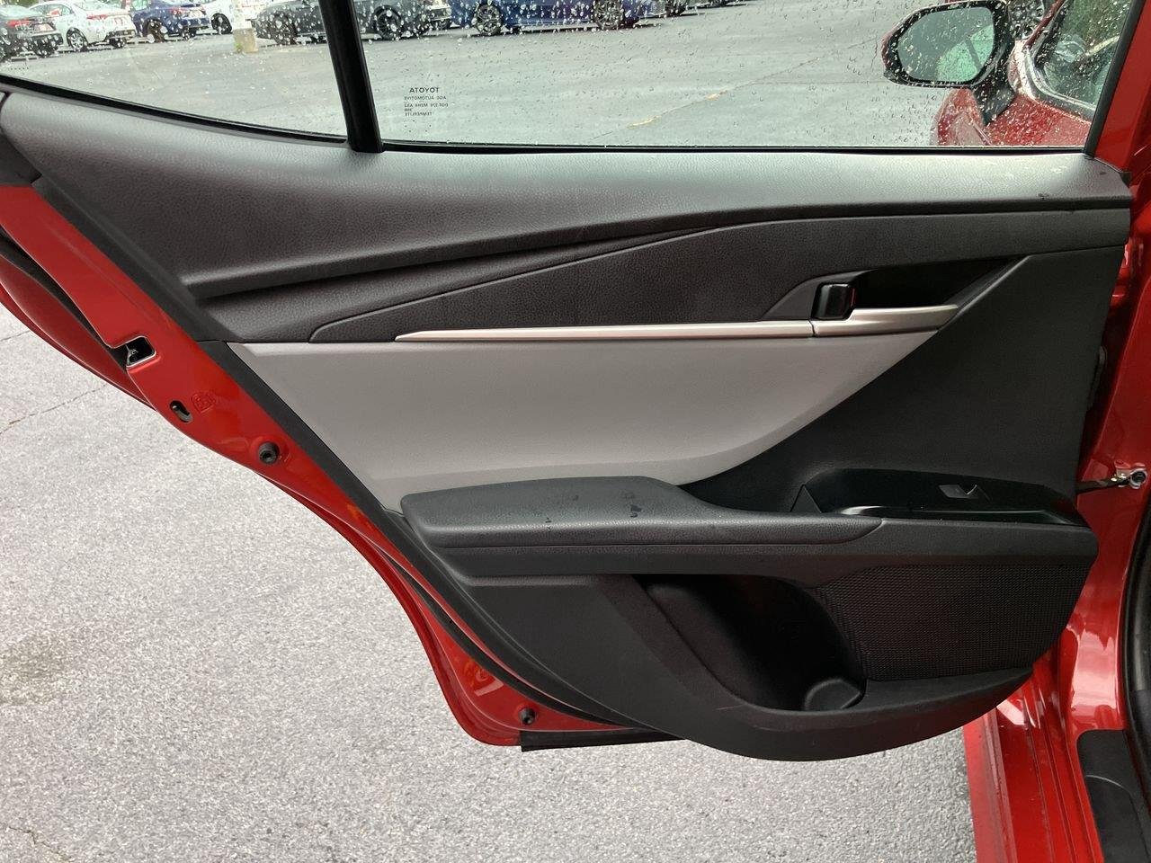 Used 2025 Red (Supersonic Red) Toyota SE image 21