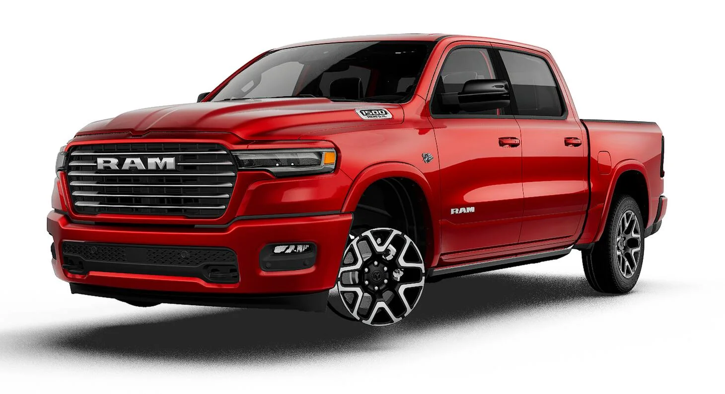 New 2027 Molten Red Pearl-Coat Exterior Paint RAM LARAMIE image 1