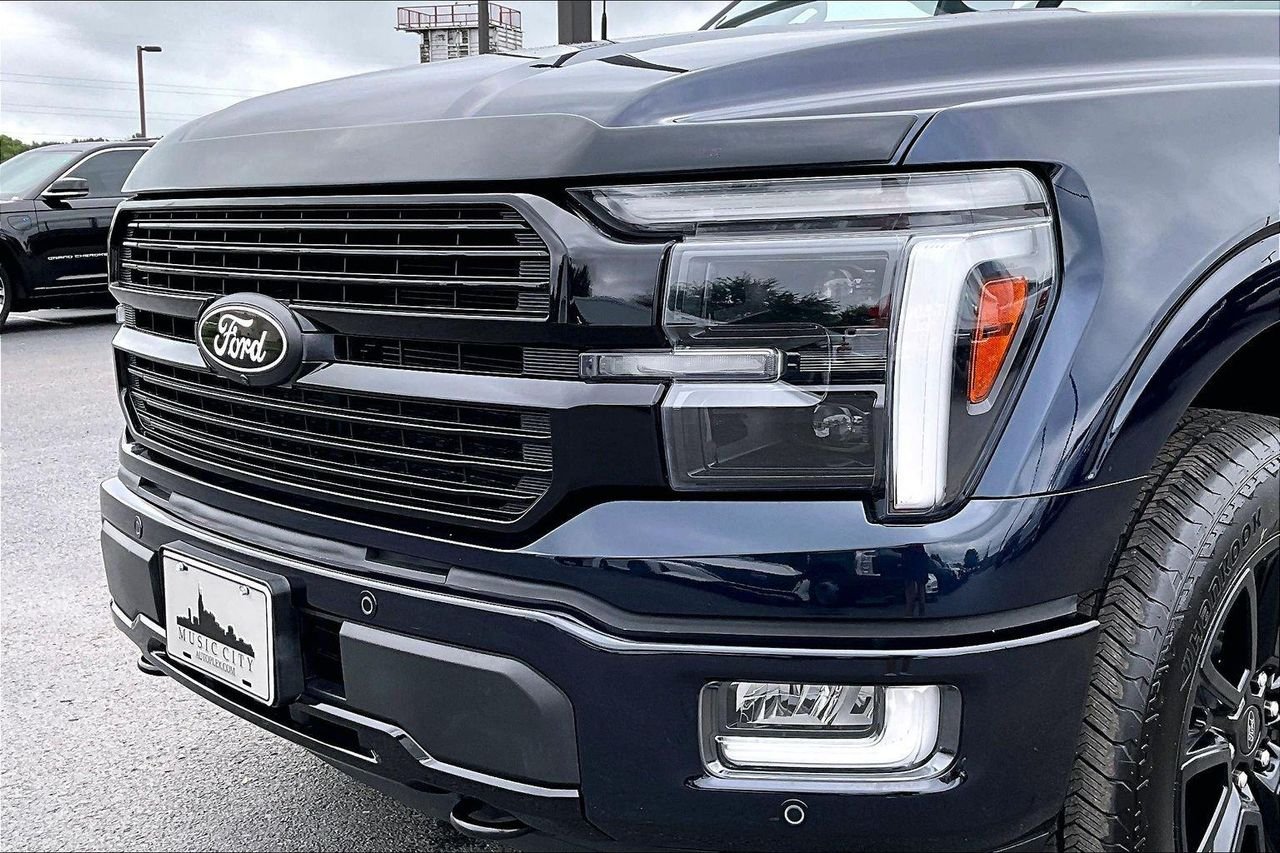 Used 2024 Antimatter Blue Metallic Ford Platinum image 33