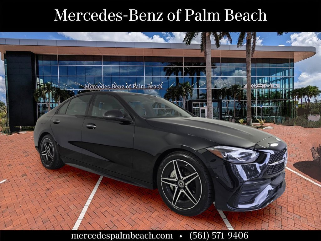 Certified Used 2023 Black Mercedes-Benz C 300 image 1