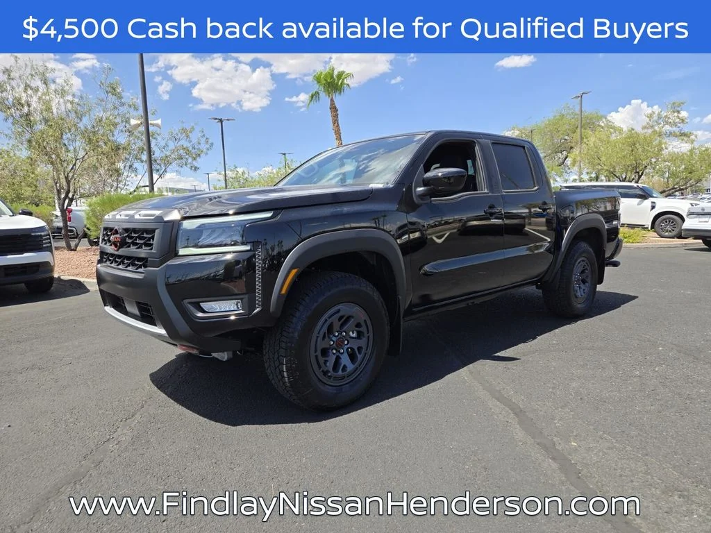 New 2026 Super Black Nissan Crew Cab PRO-4X® image 2