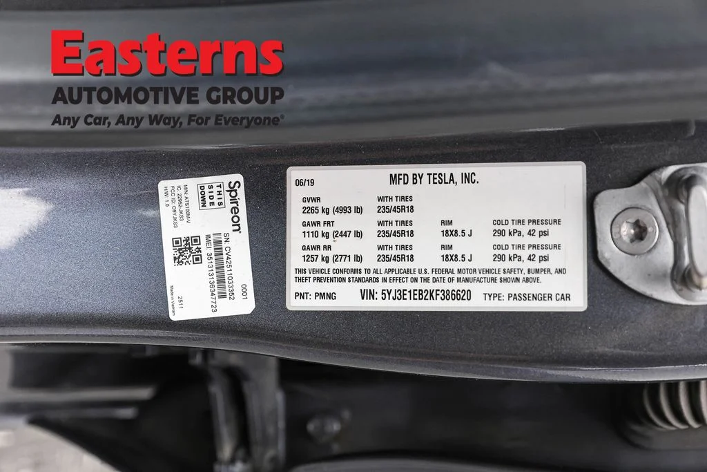 Used 2019 Gray Tesla Long Range image 28
