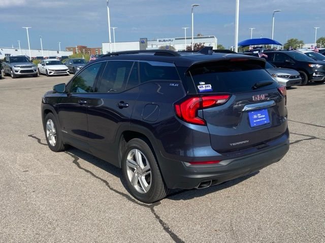 Certified Used 2018 Blue Steel Metallic GMC SLE image 4