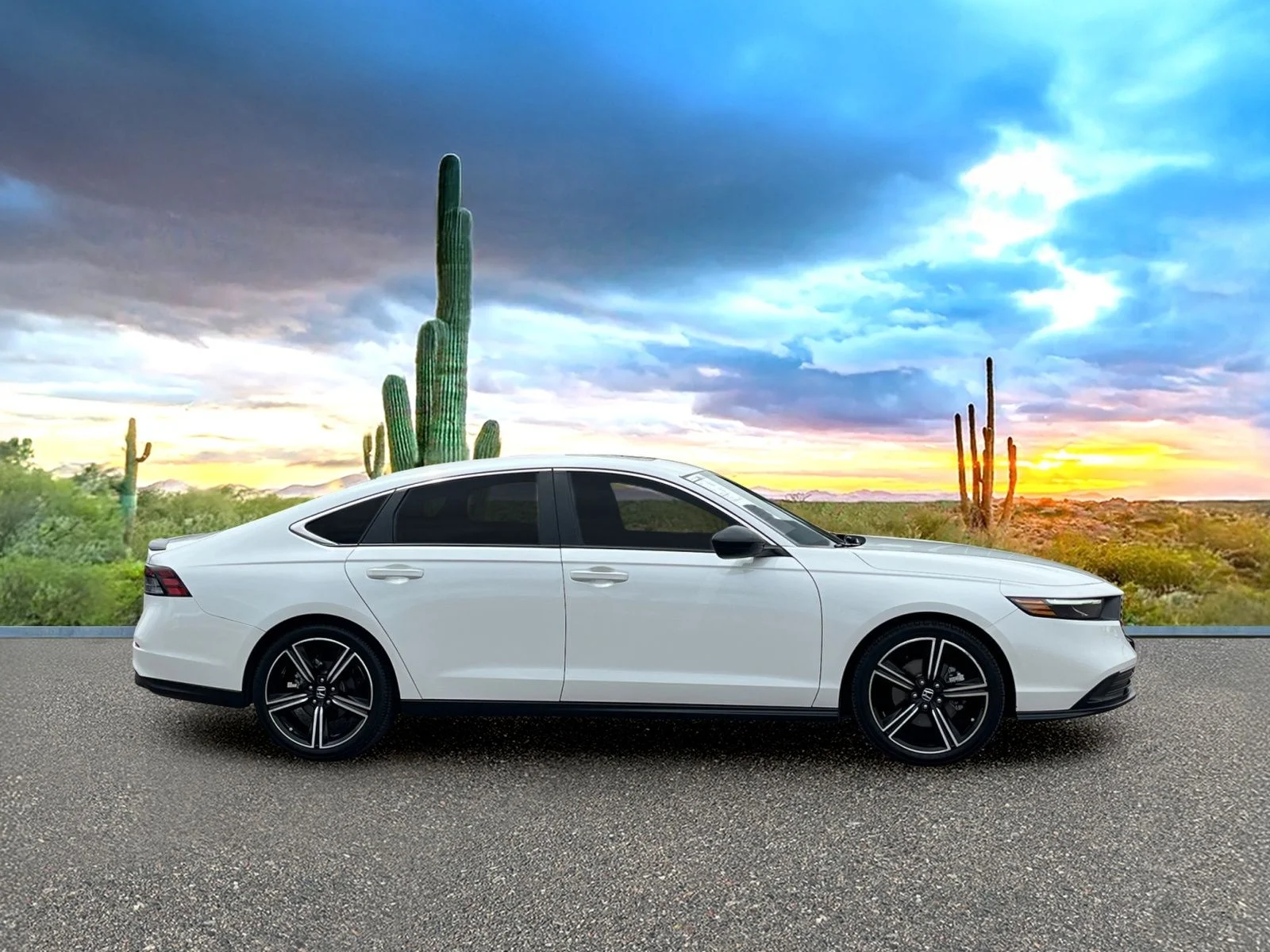 Used 2023 Platinum White Pearl Honda Sport image 5