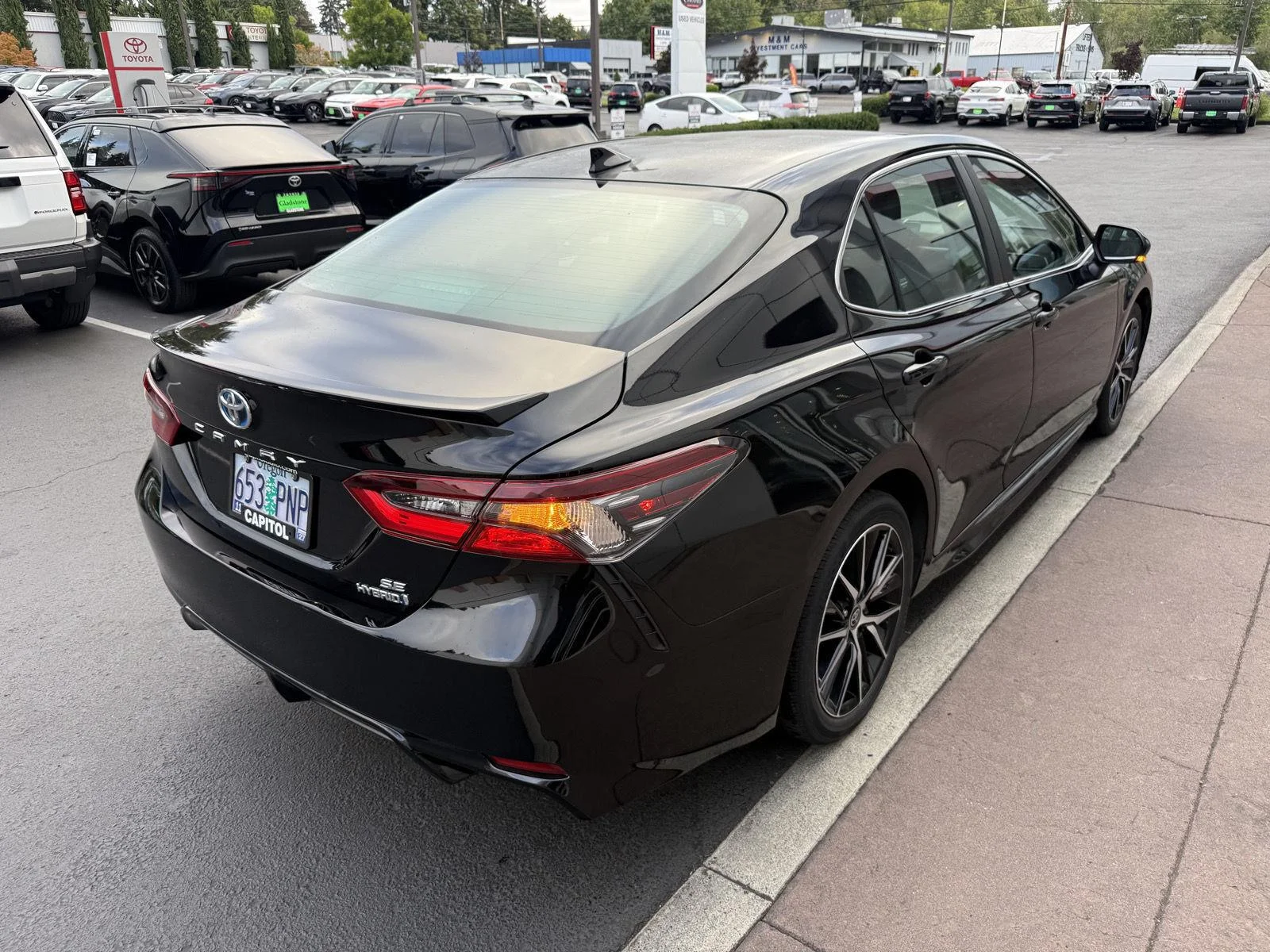 Used 2024 Midnight Black Metallic TOYOTA  image 5