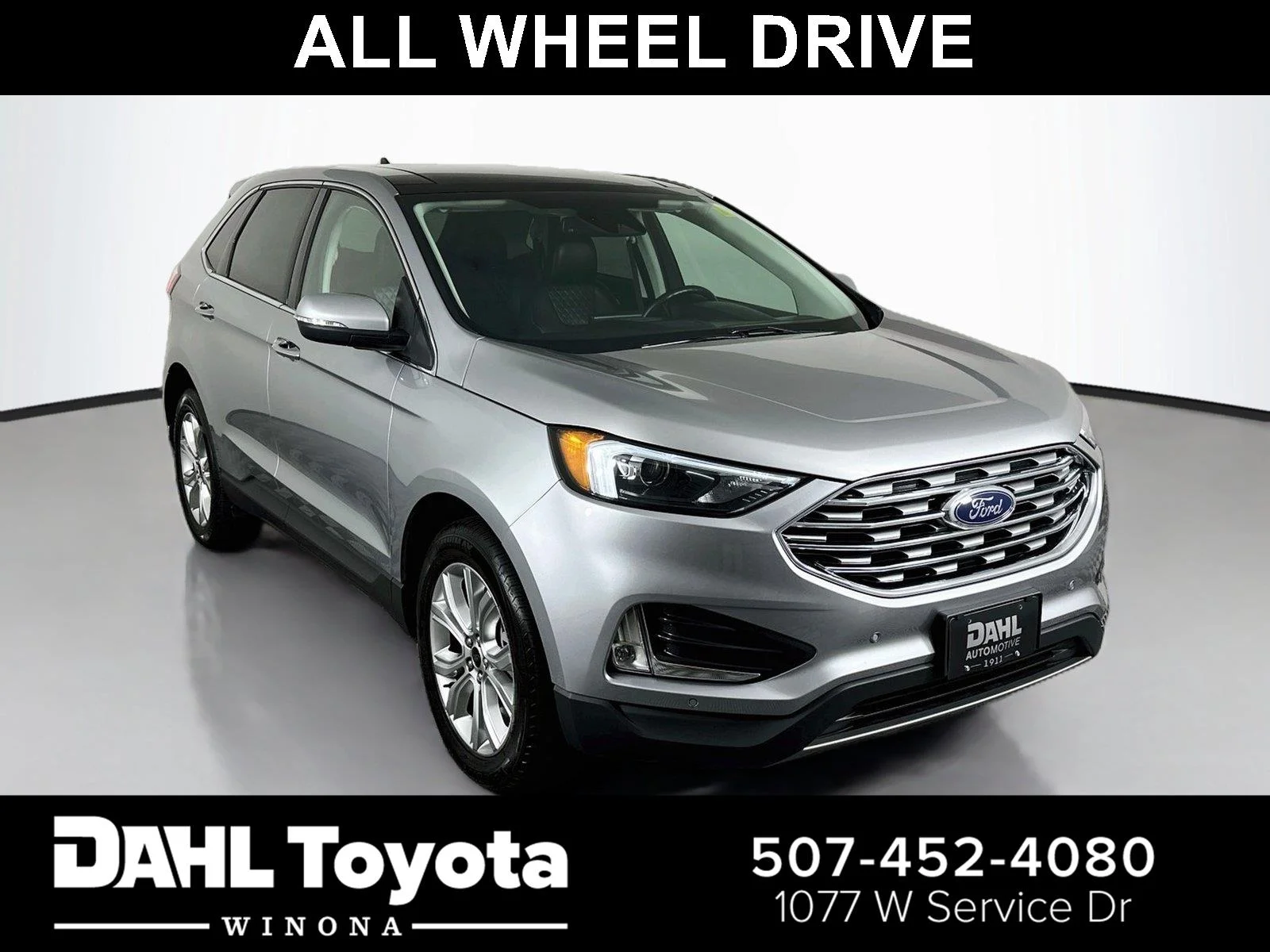 Used 2023 Iconic Silver Metallic Ford Titanium image 1
