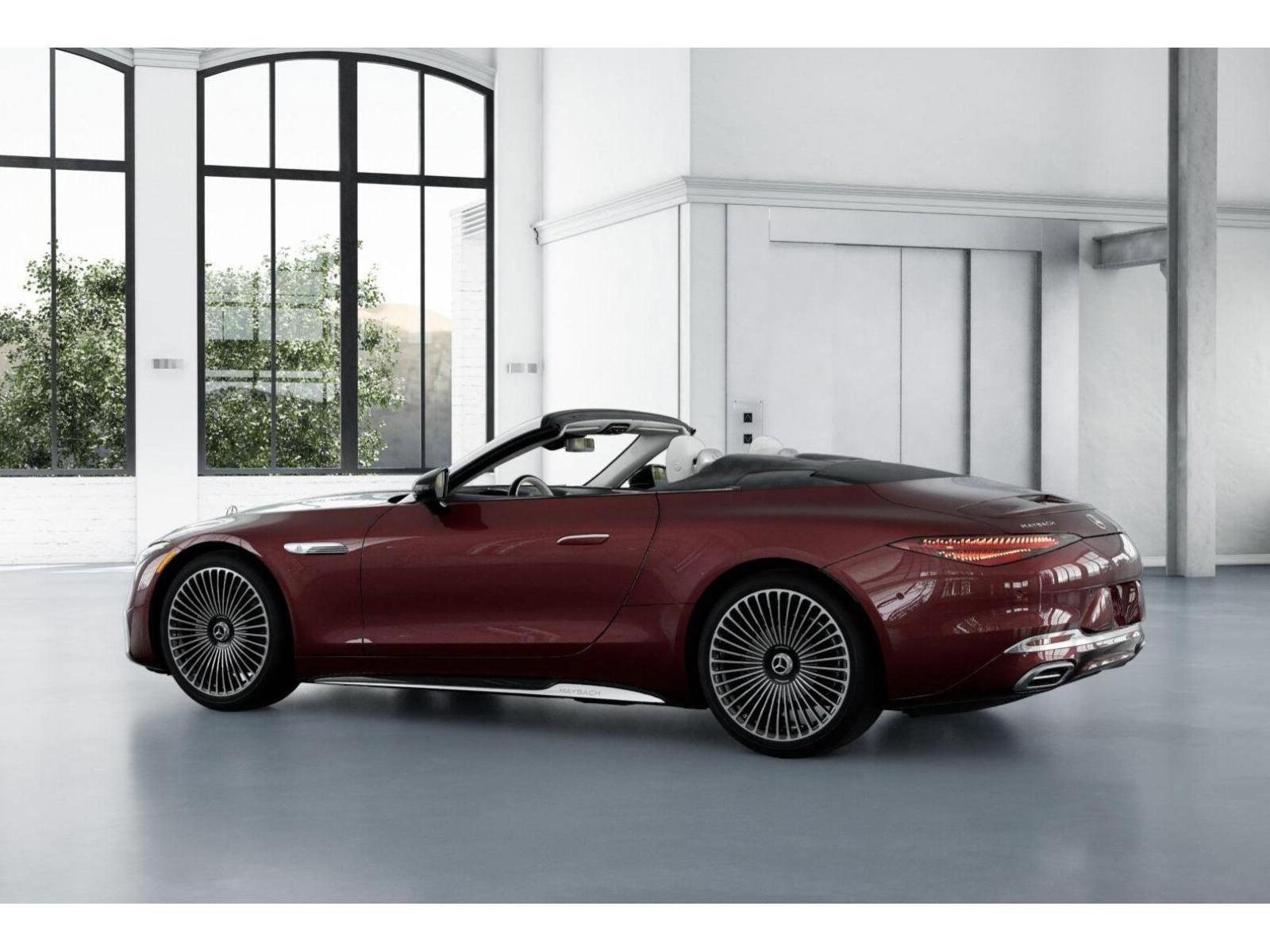 New 2026 MANUFAKTUR exclusive barolo red metallic Mercedes-Benz Maybach SL 680 Monogram Series image 31