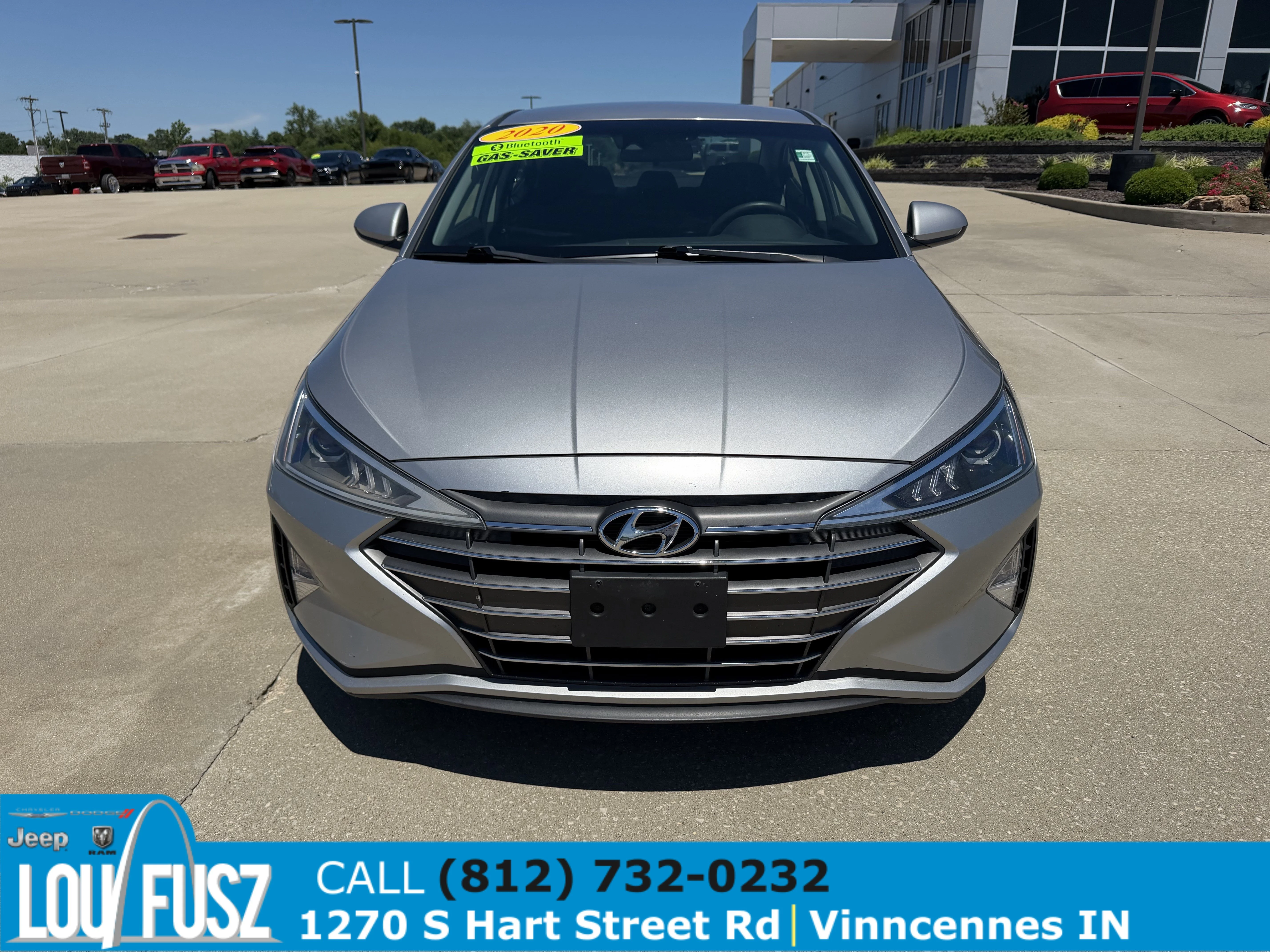 Used 2020 Hyundai Elantra SEL with VIN 5NPD84LFXLH578826 for sale in Vincennes, IN