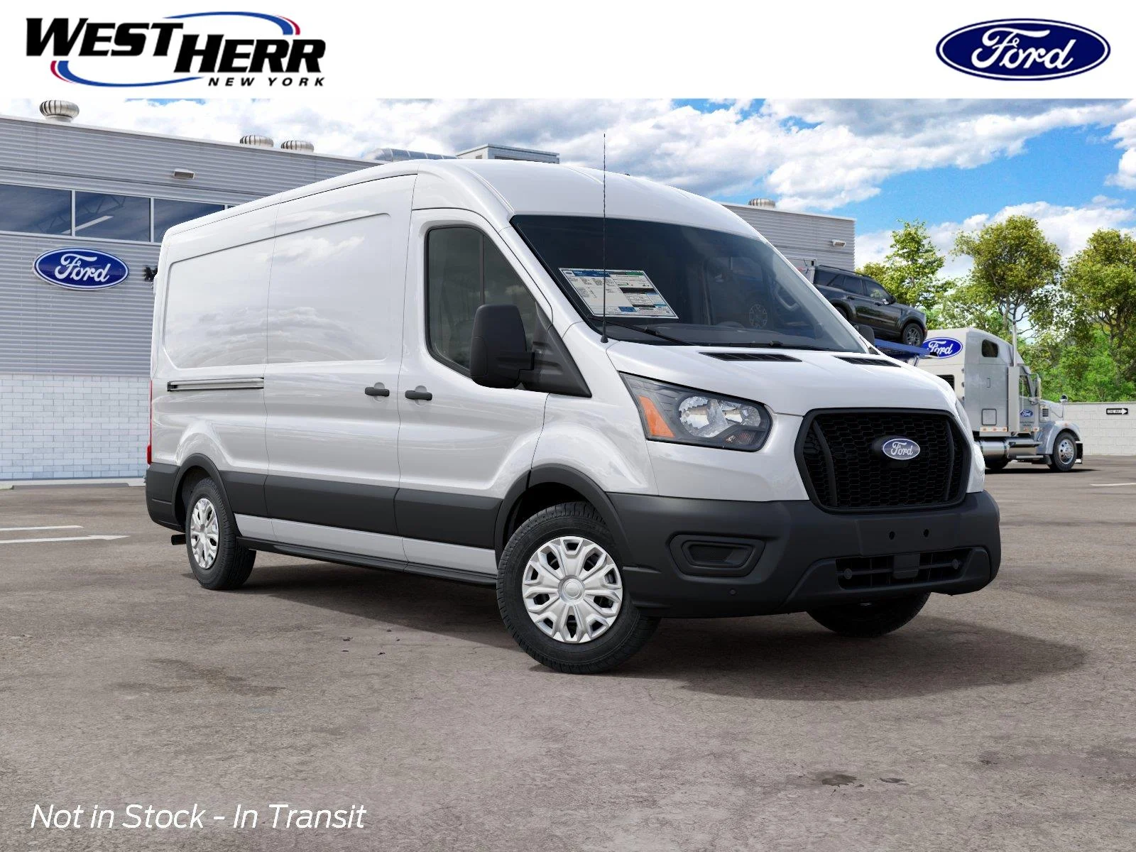 New 2027 Oxford White Ford Cargo Van image 1