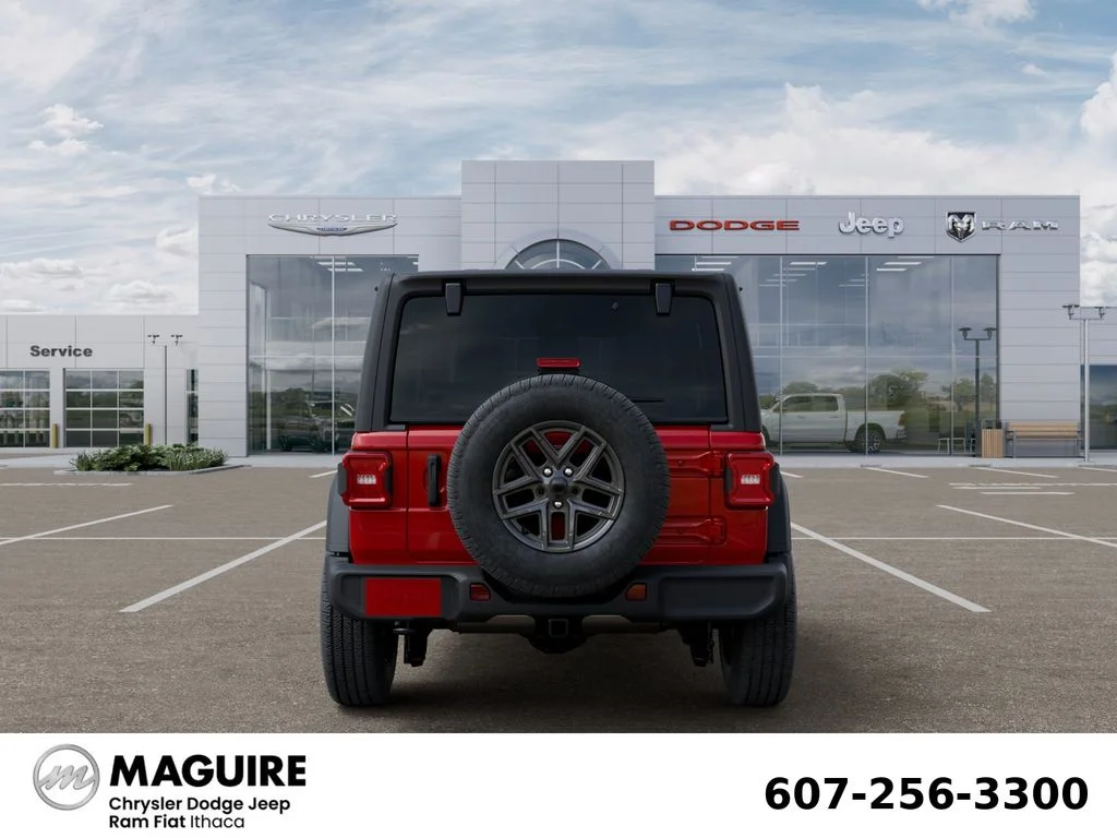 New 2026 Firecracker Red Clear-Coat Exterior Paint Jeep Sport S image 7