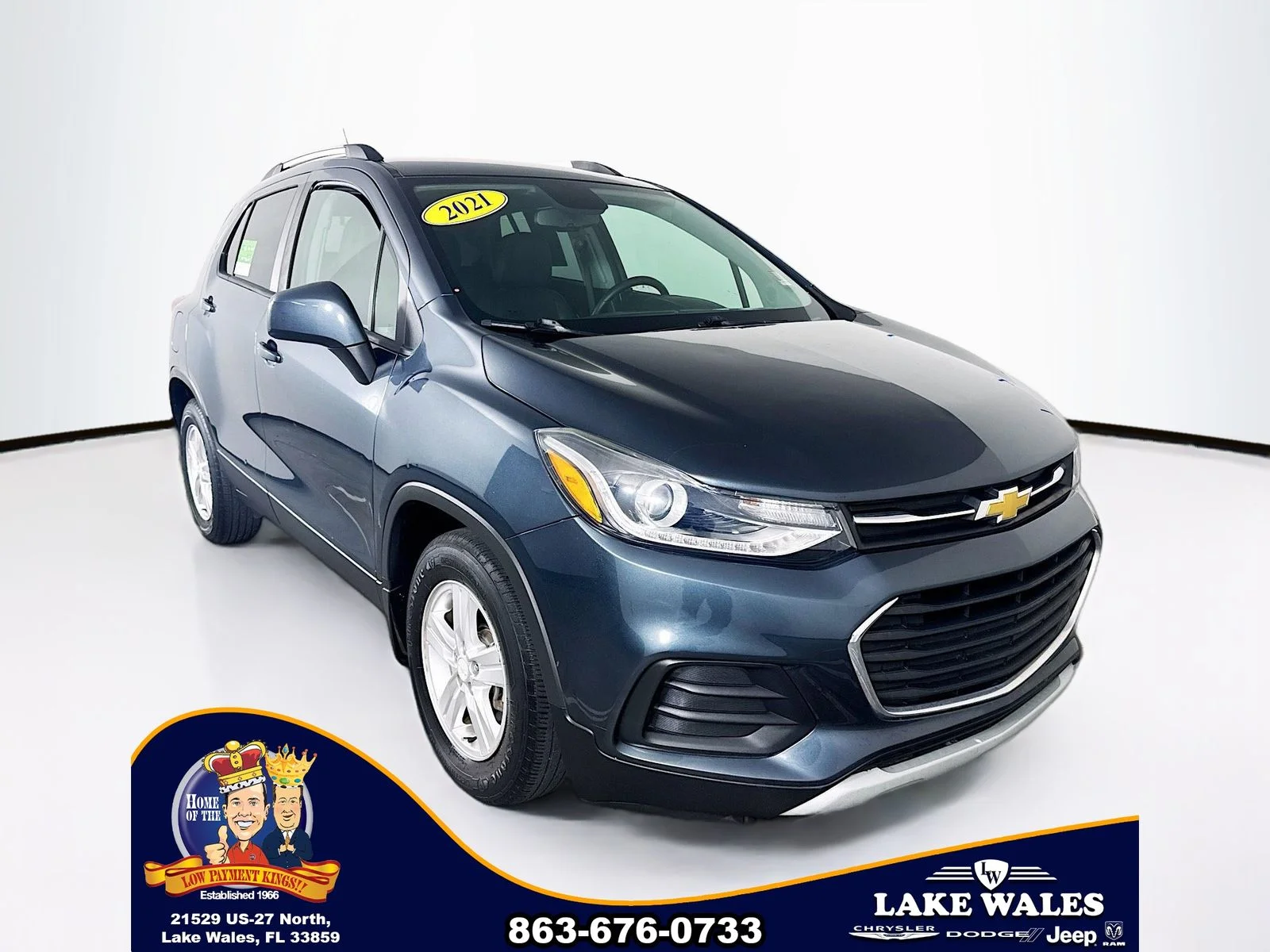 Certified Used 2021 Gray Chevrolet LT image 1