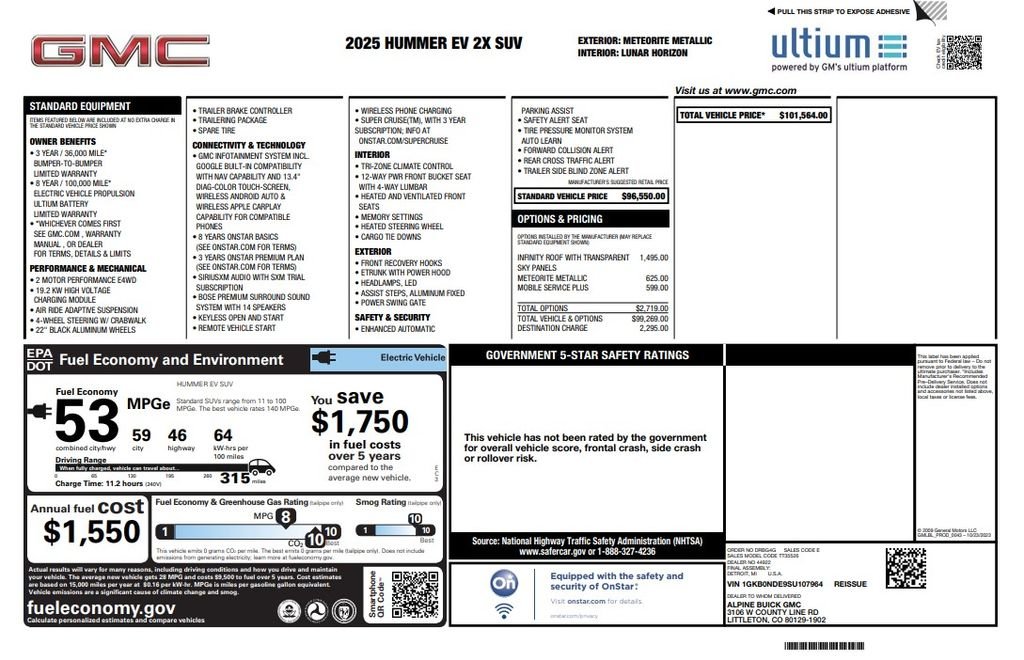 Used 2025 Gray GMC 2X image 3