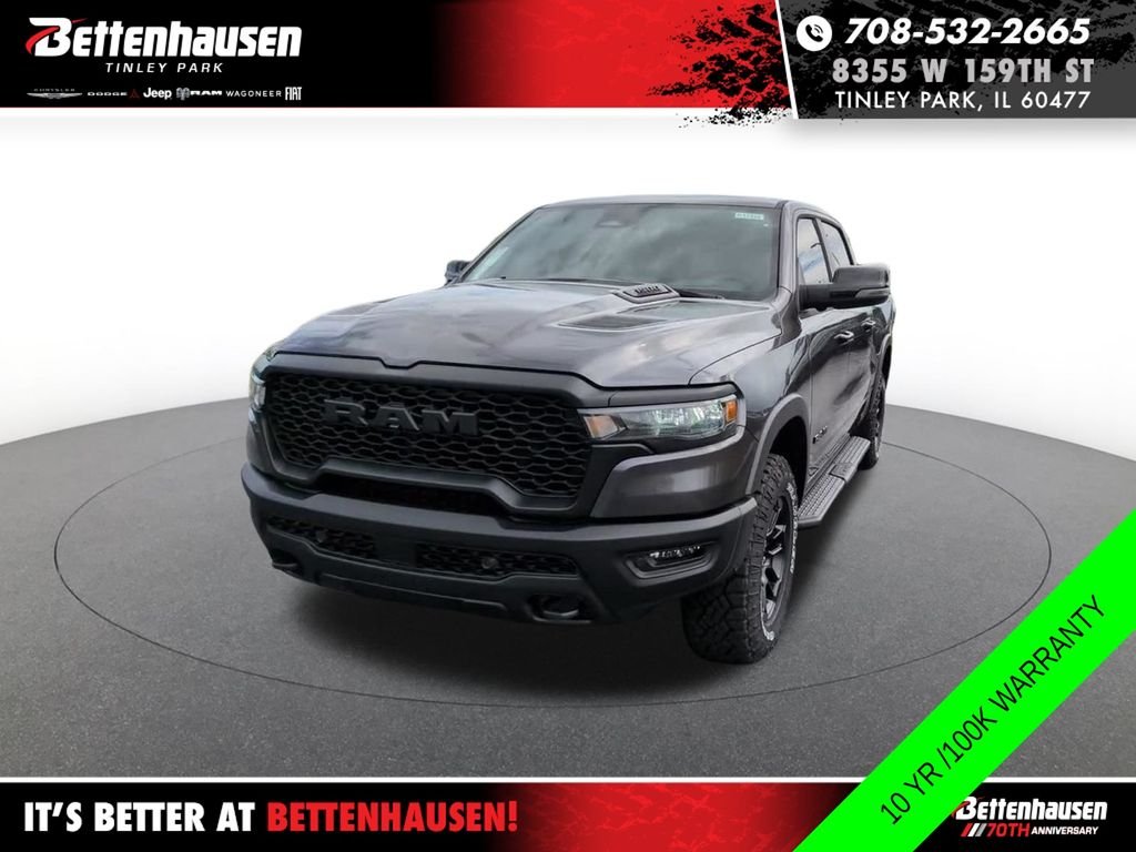 New 2026 Granite Crystal Metallic Clear-Coat Exterior Paint RAM Rebel image 2