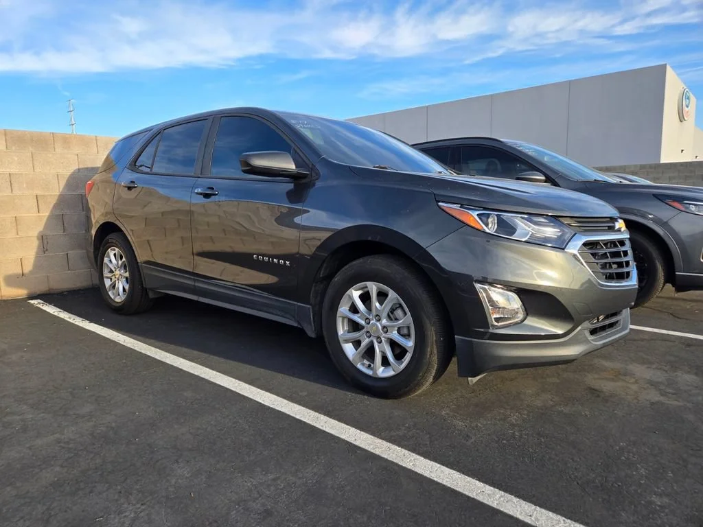Used 2021 NIGHTFALL GRAY METALLIC Chevrolet LS image 1