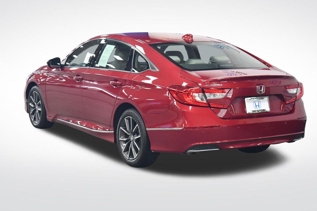 Certified Used 2021 Radiant Red Metallic Honda EX-L image 3