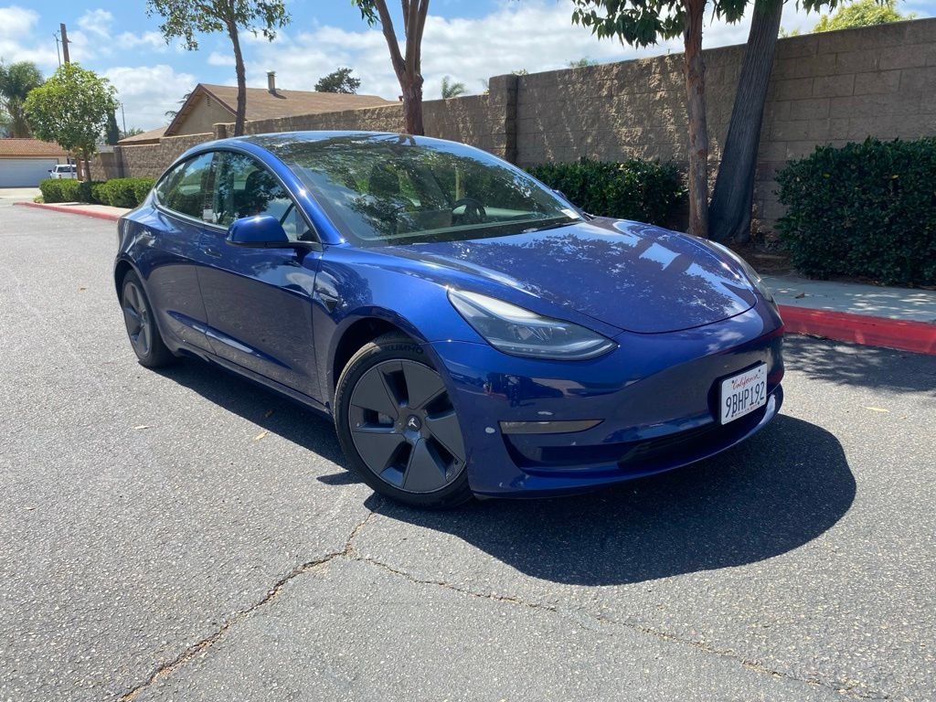 Used 2022 Blue Tesla Long Range image 1