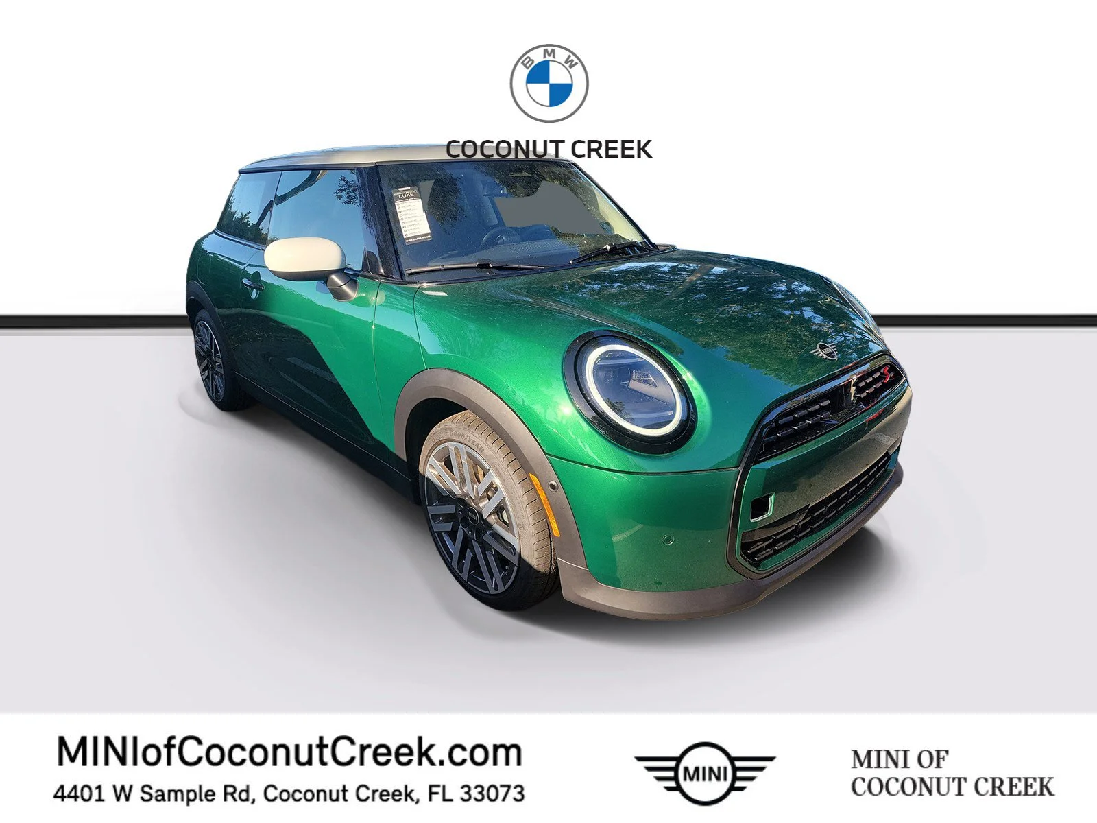 New 2026 British Racing Green MINI Signature Plus image 1