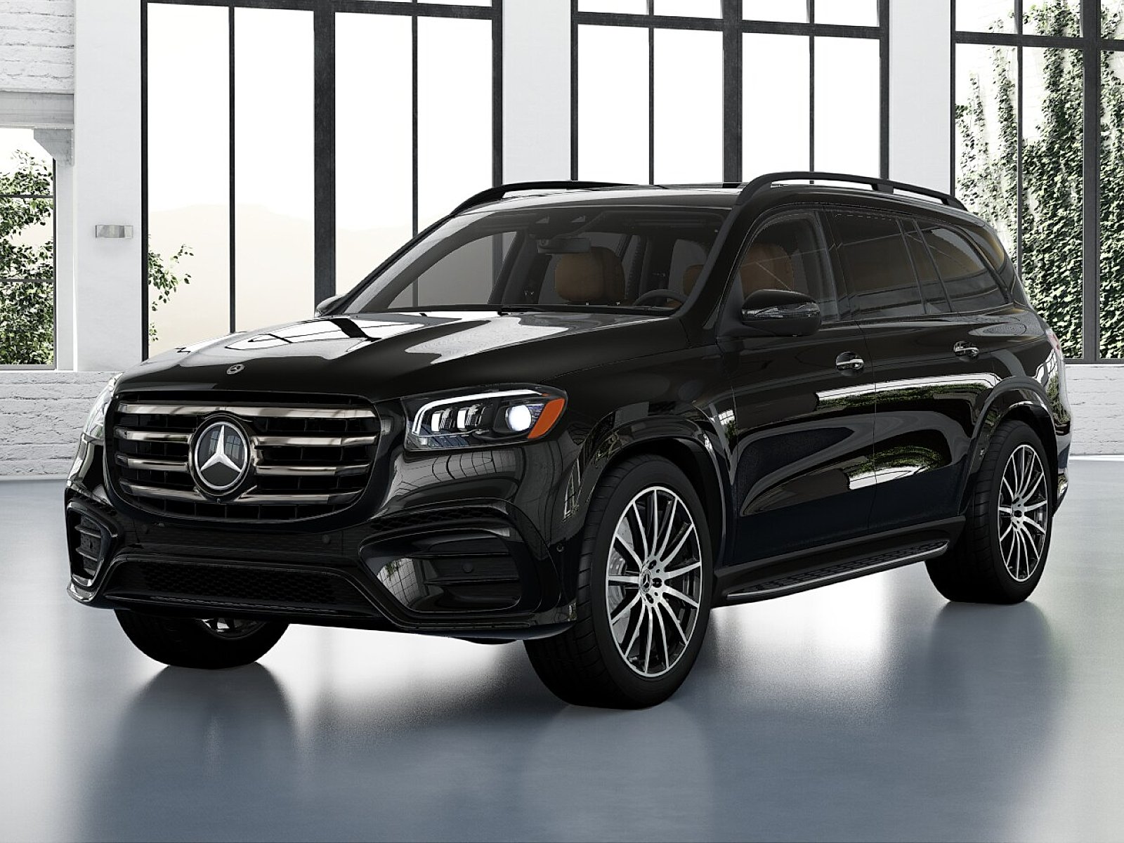 Used 2025 Obsidian Black Metallic Mercedes-Benz 4MATIC® image 1