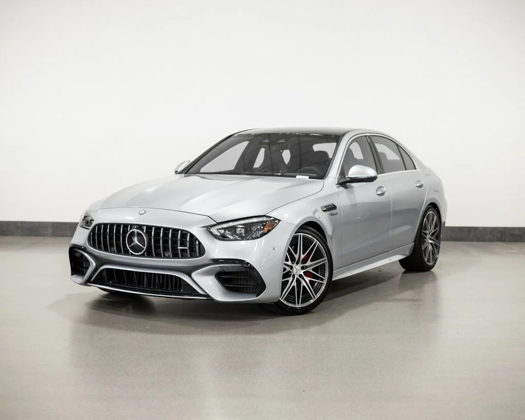 Certified Used 2024 Silver Mercedes-Benz C 63 S AMG® image 1