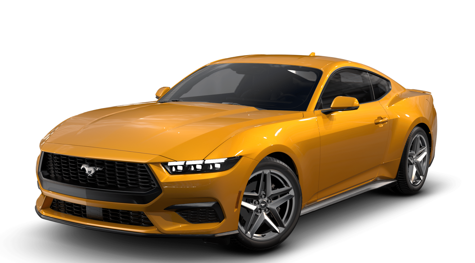 New 2026 Orange Fury Metallic Tri-coat Ford EcoBoost® Premium Fastback image 1
