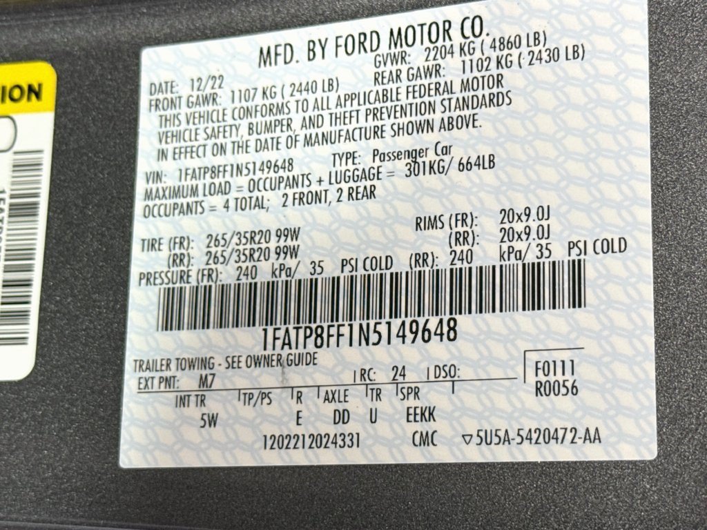 Used 2022 Carbonized Gray Metallic Ford GT Premium image 34